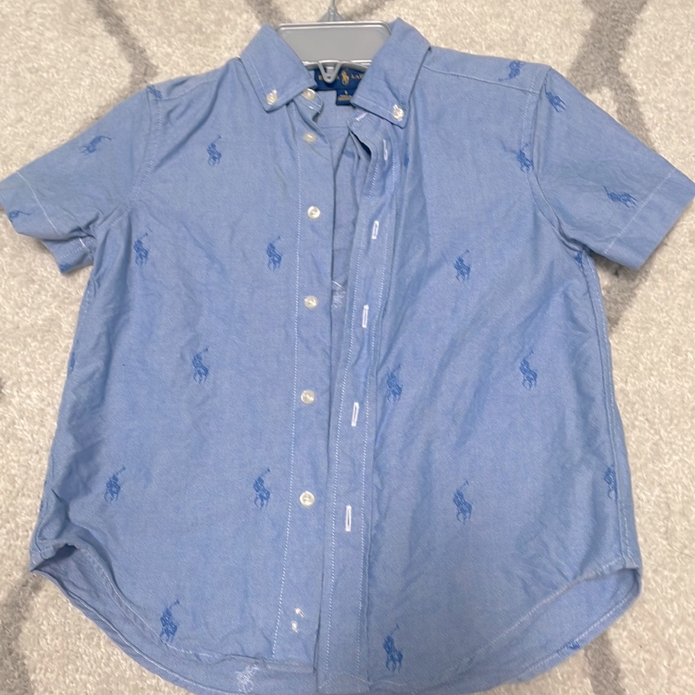 Boys Size 5 Button Up polo